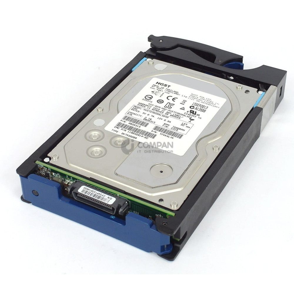 005049450 EMC HDD 2TB 7.2K SAS 6G 3.5" LFF HOT-SWAP FOR EMC VNX